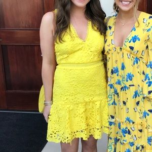 Yellow fit and flare